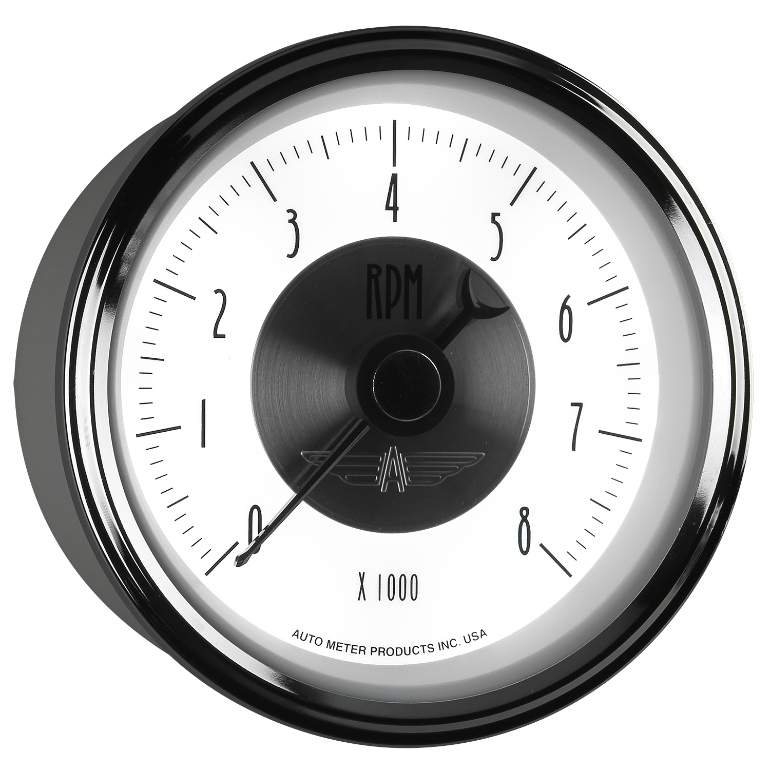 AUTOMETER Tachometer Gauge 3 3/8", 8K RPM, In-Dash, Prestige Pearl - Image 6