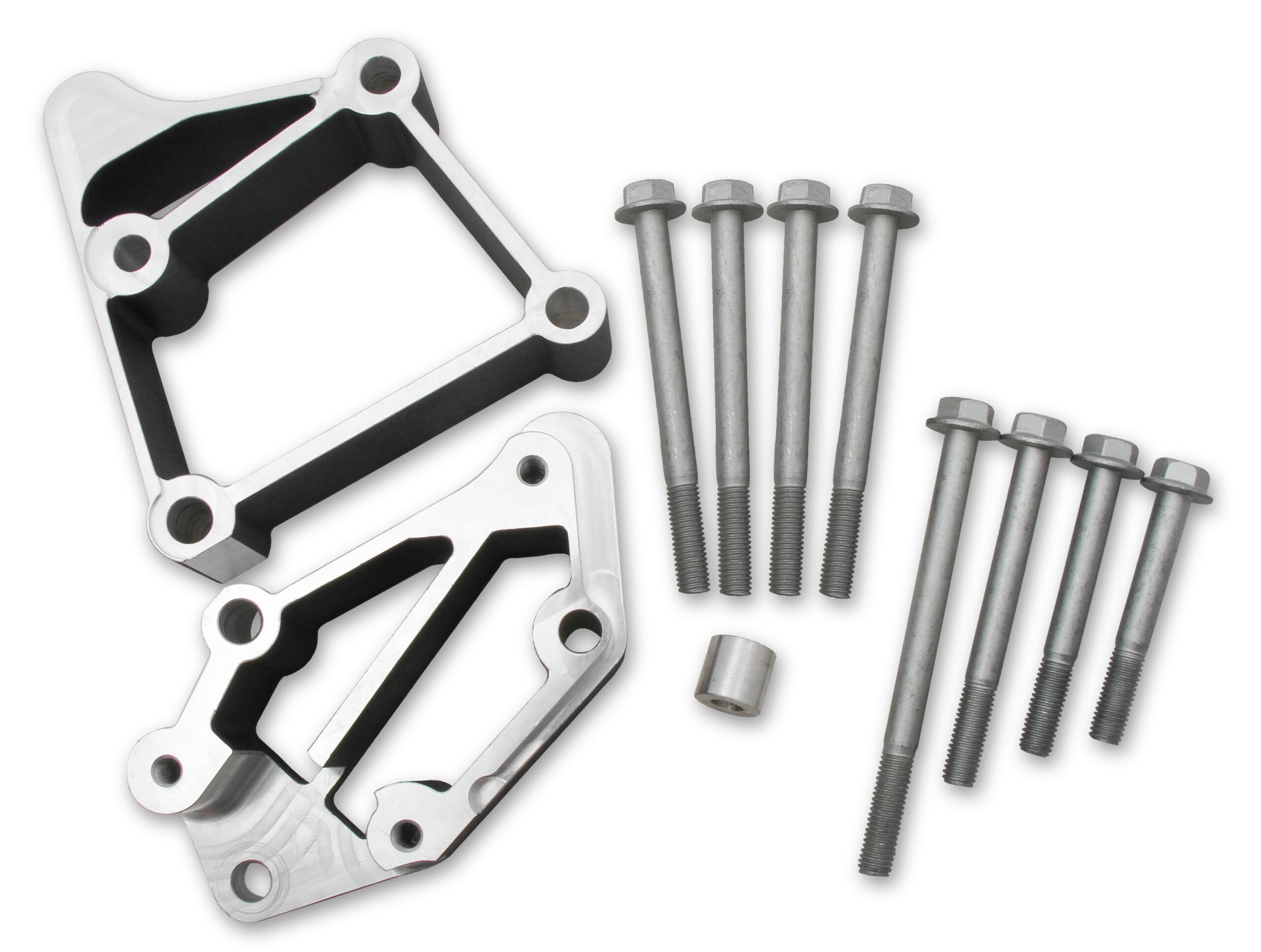 HOLLEY Hi Acc Bracket Install Kit, LS Middle-Black