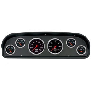 AUTOMETER Direct Fit Dash Kit, (3 3/8" X2, 2 1/16" X4), Ford F100 57-60, Designer Black