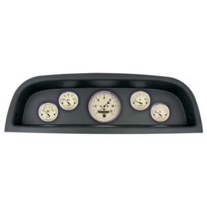 AUTOMETER Direct Fit Dash Kit, (3 3/8" X1, 2 1/16" X4), Chevrolet Truck 60-63, Antique Beige