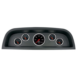 AUTOMETER Direct Fit Dash Kit, (3 3/8" X1, 2 1/16" X4), Chevrolet Truck 60-63, Designer Black