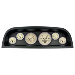 AUTOMETER Direct Fit Dash Kit, (3 3/8" X2, 2 1/16" X4), Chevrolet Truck 60-63, Antique Beige