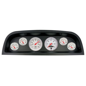 AUTOMETER Direct Fit Dash Kit, (3 3/8" X2, 2 1/16" X4), Chevrolet Truck 60-63, Arctic White