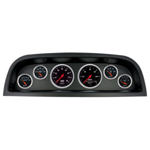 AUTOMETER Direct Fit Dash Kit, (3 3/8" X2, 2 1/16" X4), Chevrolet Truck 60-63, Designer Black