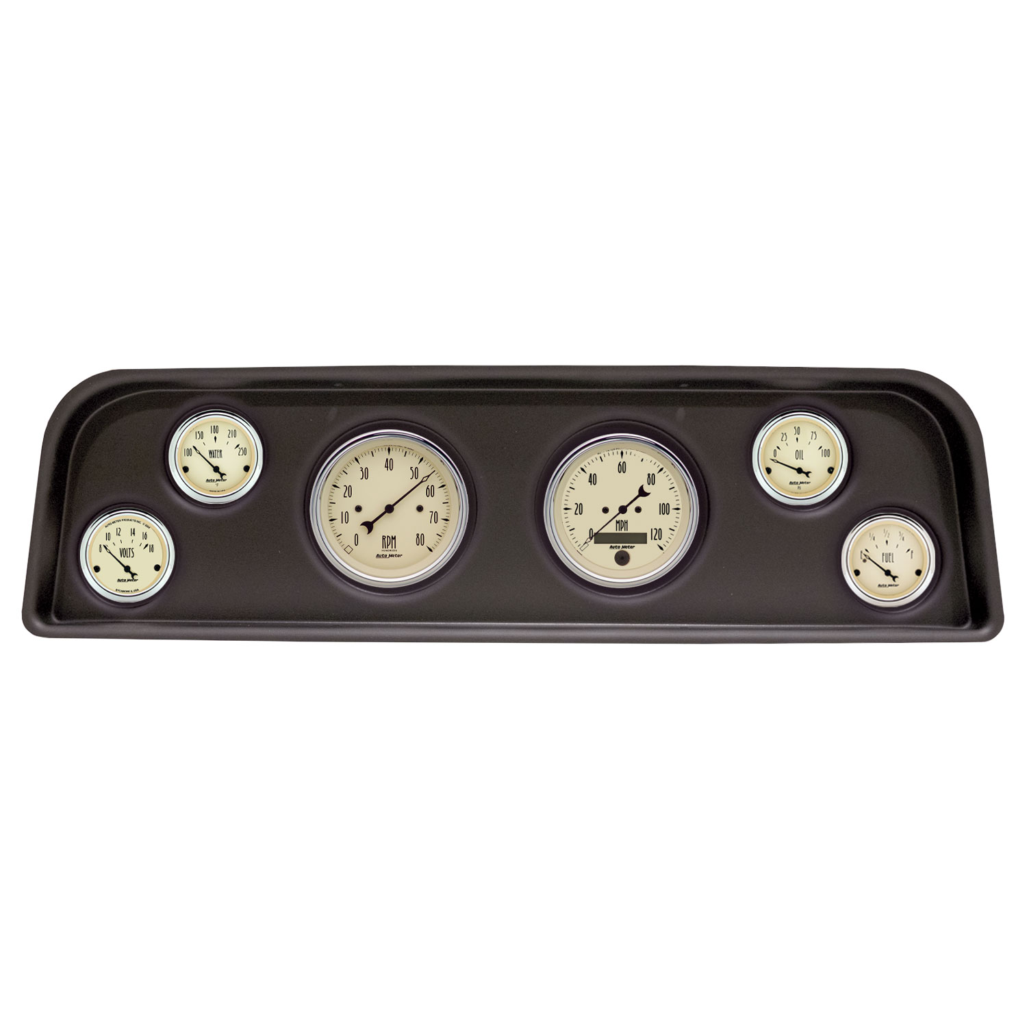 AUTOMETER Direct Fit Dash Kit, (3 3/8" X2, 2 1/16" X4), Gmc Truck C/K/Suburban 60-66, Antique Beige