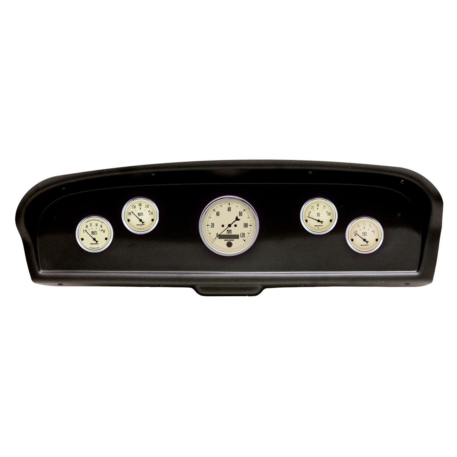 AUTOMETER Direct Fit Dash Kit, (3 3/8" X1, 2 1/16" X4), Ford Truck 61-66, Antique Beige