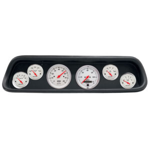 AUTOMETER Direct Fit Dash Kit, (3 3/8" X2, 2 1/16" X4), Ford Mustang 64-65, Arctic White