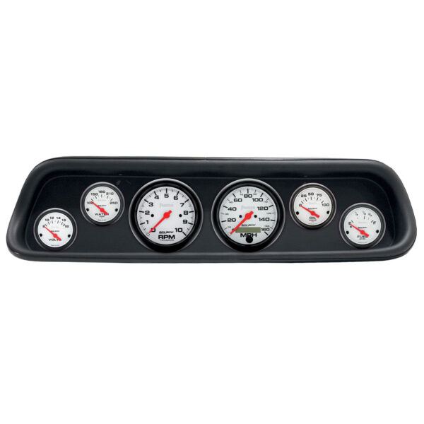 AUTOMETER Direct Fit Dash Kit, (3 3/8" X2, 2 1/16" X4), Ford Mustang 64-65, Phantom
