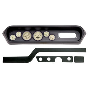 AUTOMETER Direct Fit Dash Kit, (3 3/8" X2, 2 1/16" X4), Pontiac Gto/Lemans 64-65, Antique Beige