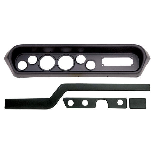 AUTOMETER Direct Fit Dash Kit, (3 3/8" X2, 2 1/16" X4), Pontiac Gto/Lemans 64-65, Arctic White - Image 2
