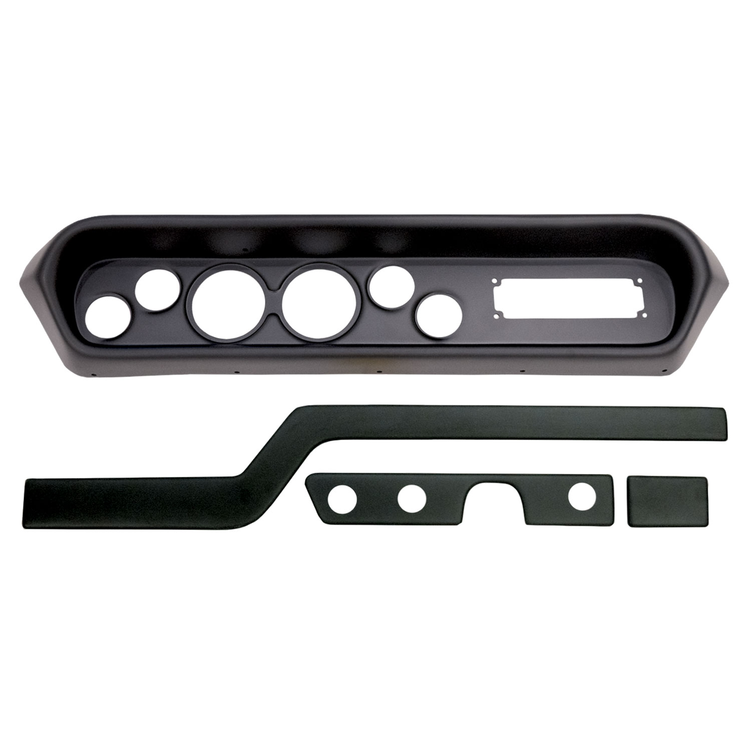 AUTOMETER Direct Fit Dash Kit, (3 3/8" X2, 2 1/16" X4), Pontiac Gto/Lemans 64-65, Arctic White - Image 2