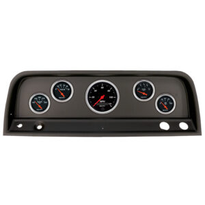 AUTOMETER Direct Fit Dash Kit, (3 3/8" X1, 2 1/16" X4), Chevrolet Truck 64-66, Designer Black