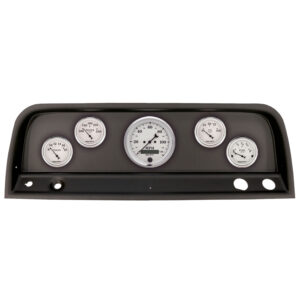 AUTOMETER Direct Fit Dash Kit, (3 3/8" X1, 2 1/16" X4), Chevrolet Truck 64-66, Old Tyme White
