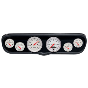 AUTOMETER Direct Fit Dash Kit, (3 3/8" X2, 2 1/16" X4), Ford Mustang 66, Arctic White