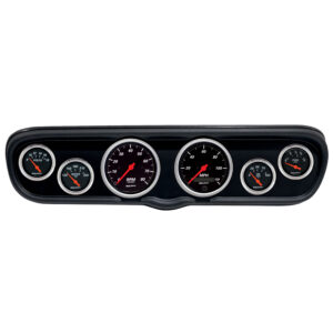 AUTOMETER Direct Fit Dash Kit, (3 3/8" X2, 2 1/16" X4), Ford Mustang 66, Designer Black