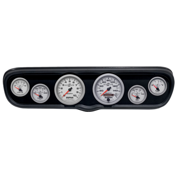 AUTOMETER Direct Fit Dash Kit, (3 3/8" X2, 2 1/16" X4), Ford Mustang 66, Ultra-Lite II