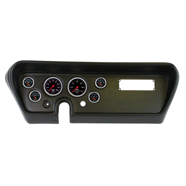 AUTOMETER Direct Fit Dash Kit, (3 3/8" X2, 2 1/16" X4), Pontiac Gto 66, Designer Black