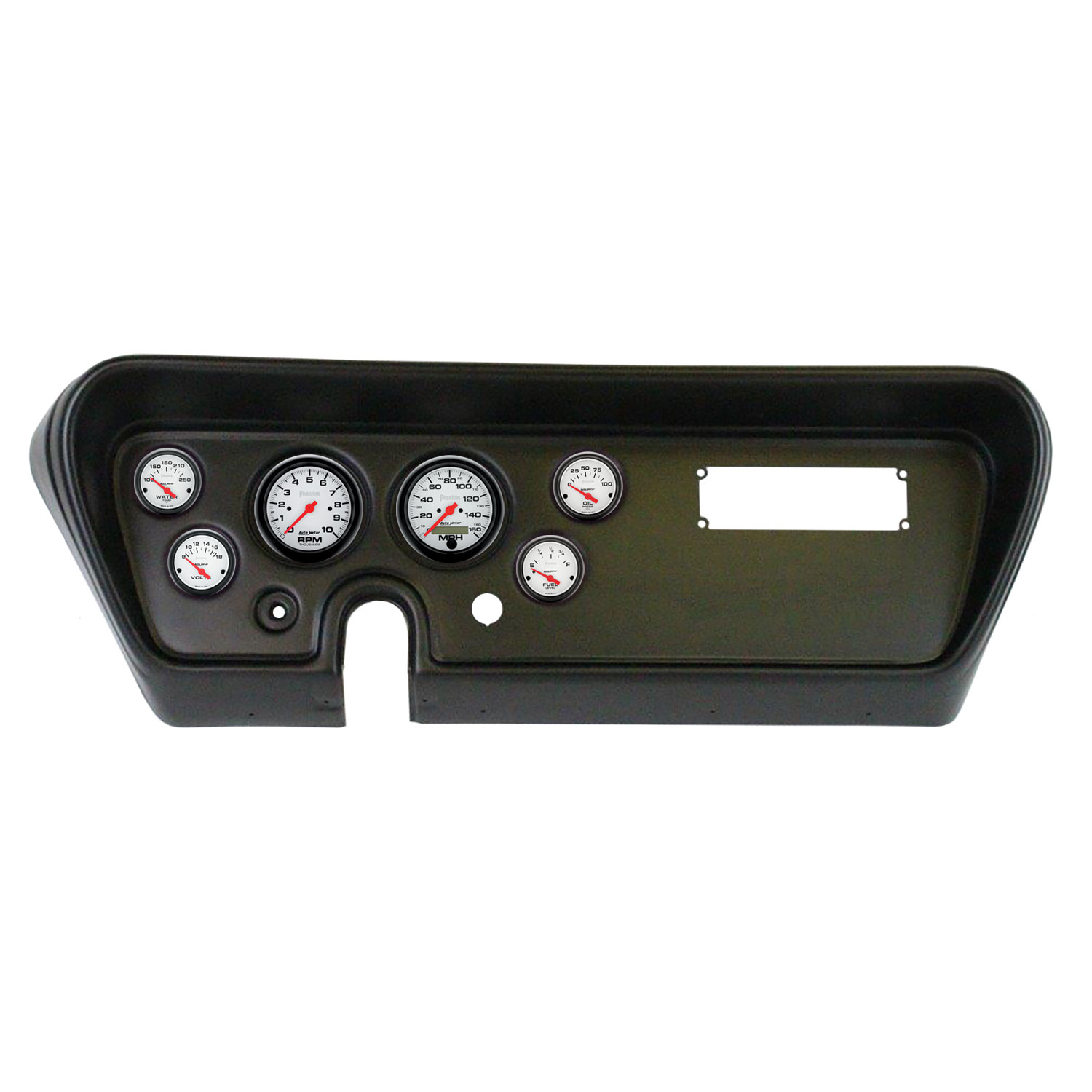 AUTOMETER Direct Fit Dash Kit, (3 3/8" X2, 2 1/16" X4), Pontiac Gto 66, Phantom