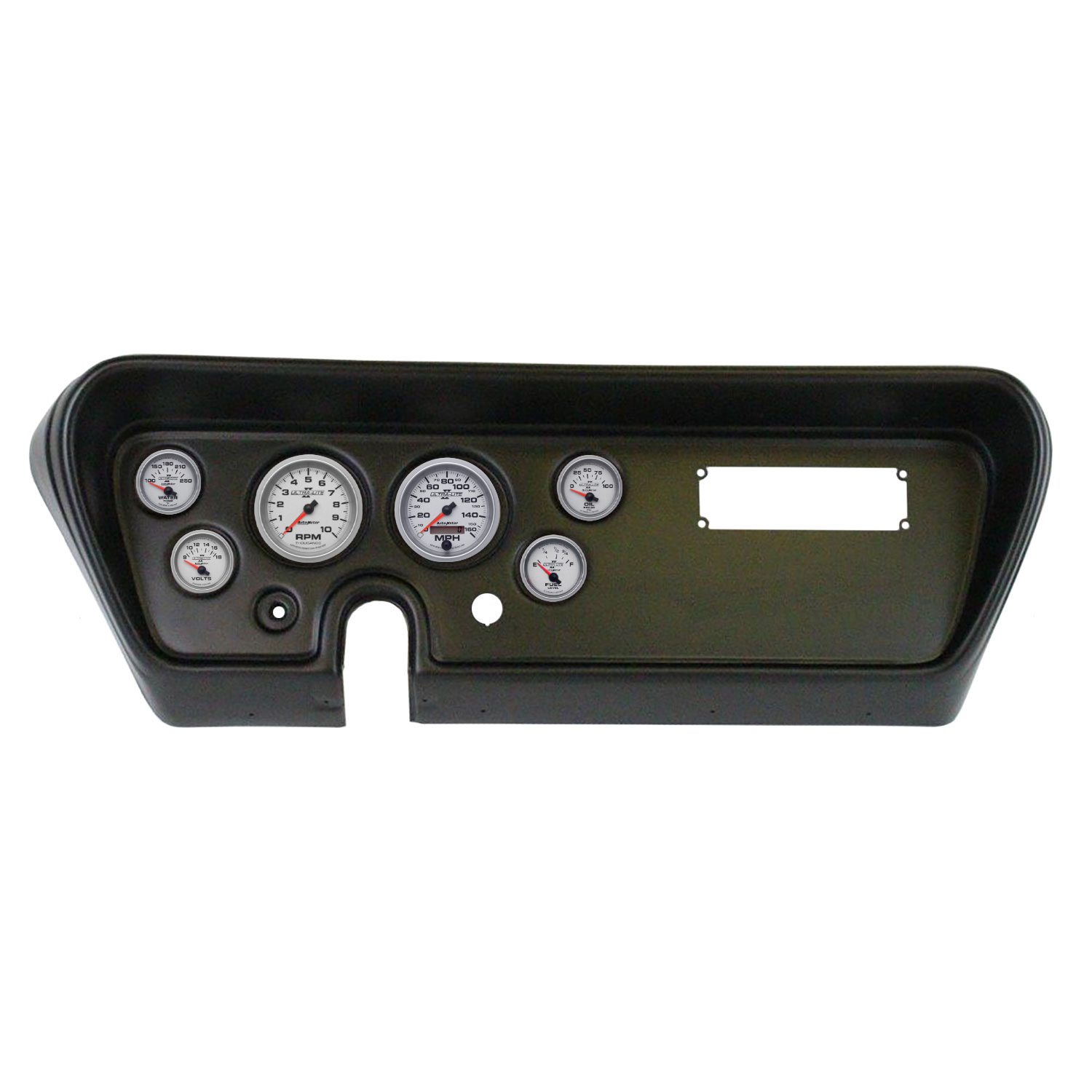 AUTOMETER Direct Fit Dash Kit, (3 3/8" X2, 2 1/16" X4), Pontiac Gto 66, Ultra-Lite II