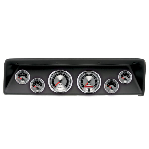 AUTOMETER Direct Fit Dash Kit, (3 3/8" X2, 2 1/16" X4), Chevrolet Nova 66-67, American Muscle