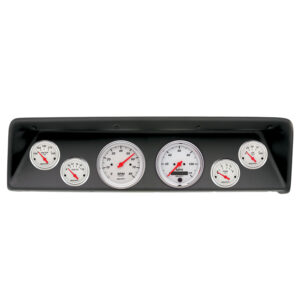 AUTOMETER Direct Fit Dash Kit, (3 3/8" X2, 2 1/16" X4), Chevrolet Nova 66-67, Arctic White