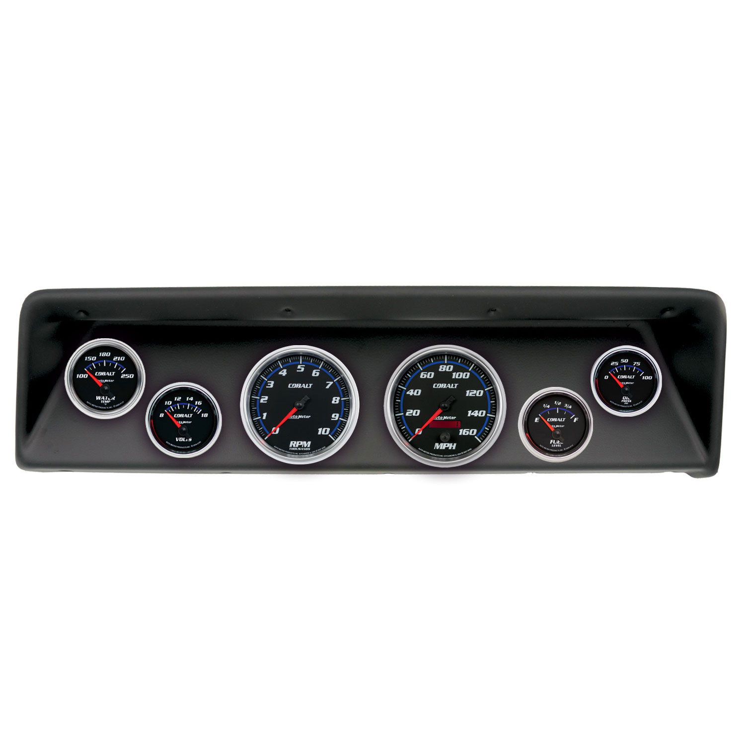 AUTOMETER Direct Fit Dash Kit, (3 3/8" X2, 2 1/16" X4), Chevrolet Nova 66-67, Cobalt