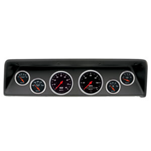 AUTOMETER Direct Fit Dash Kit, (3 3/8" X2, 2 1/16" X4), Chevrolet Nova 66-67, Designer Black