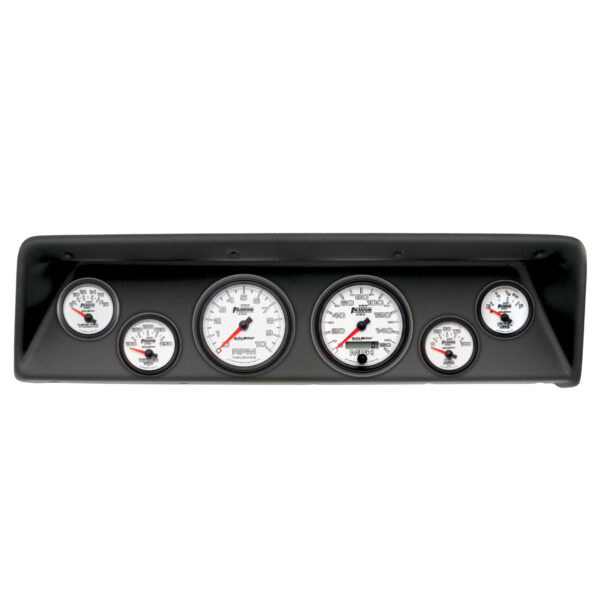 AUTOMETER Direct Fit Dash Kit, (3 3/8" X2, 2 1/16" X4), Chevrolet Nova 66-67, Phantom II