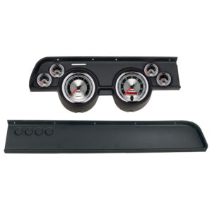 AUTOMETER Direct Fit Dash Kit, (5" X2, 2 1/16" X4), Merc Cougar No Ac 67-68, American Muscle