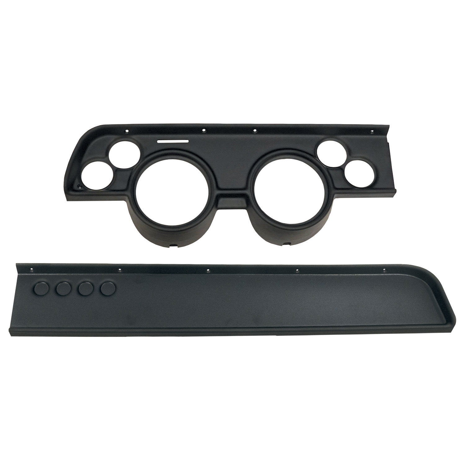 AUTOMETER Gauge Mount, Direct Fit, (5" X2, 2 1/16" X4), Merc Cougar No Ac 67-68