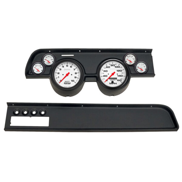 AUTOMETER Direct Fit Dash Kit, (5" X2, 2 1/16" X4), Merc Cougar Ac 67-68, Phantom