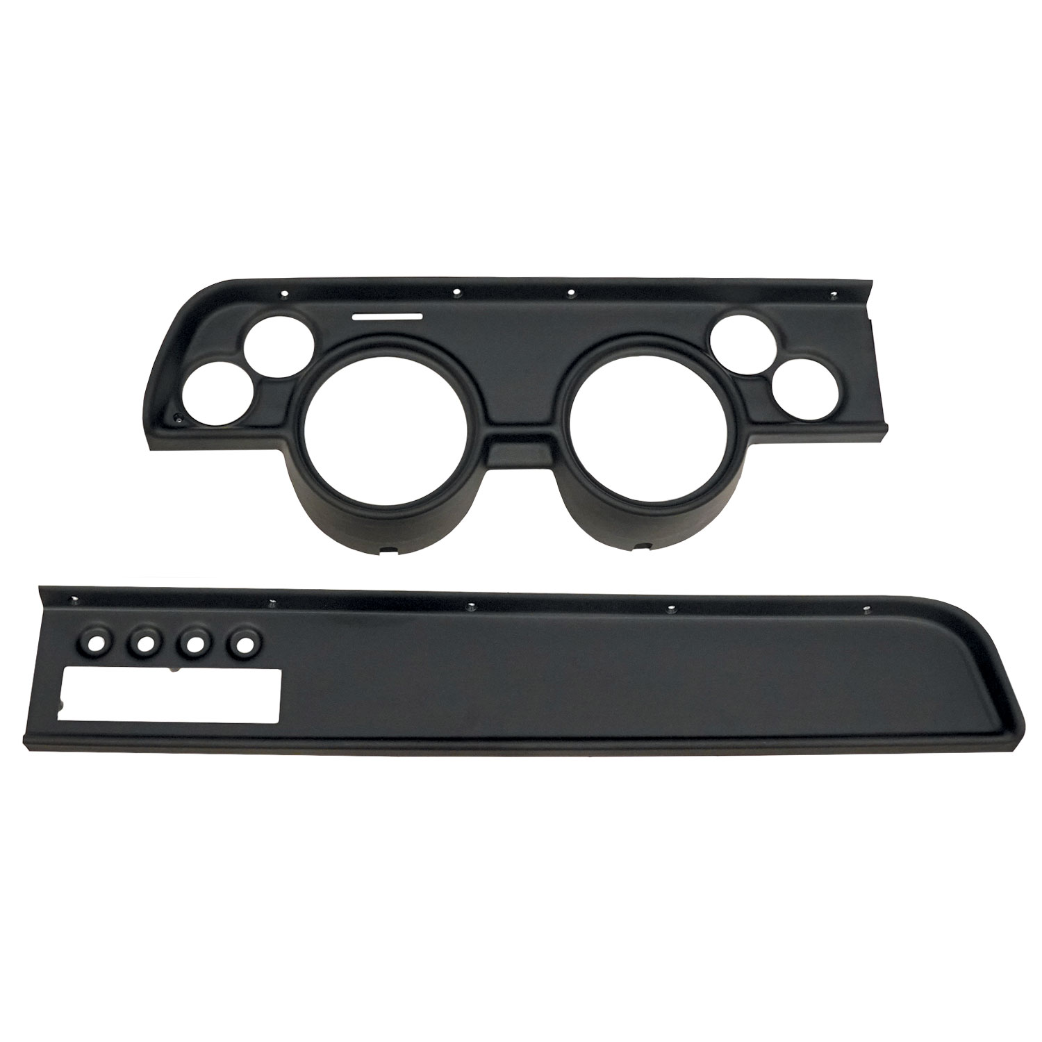 AUTOMETER Direct Fit Dash Kit, (5" X2, 2 1/16" X4), Merc Cougar Ac 67-68, Phantom - Image 2