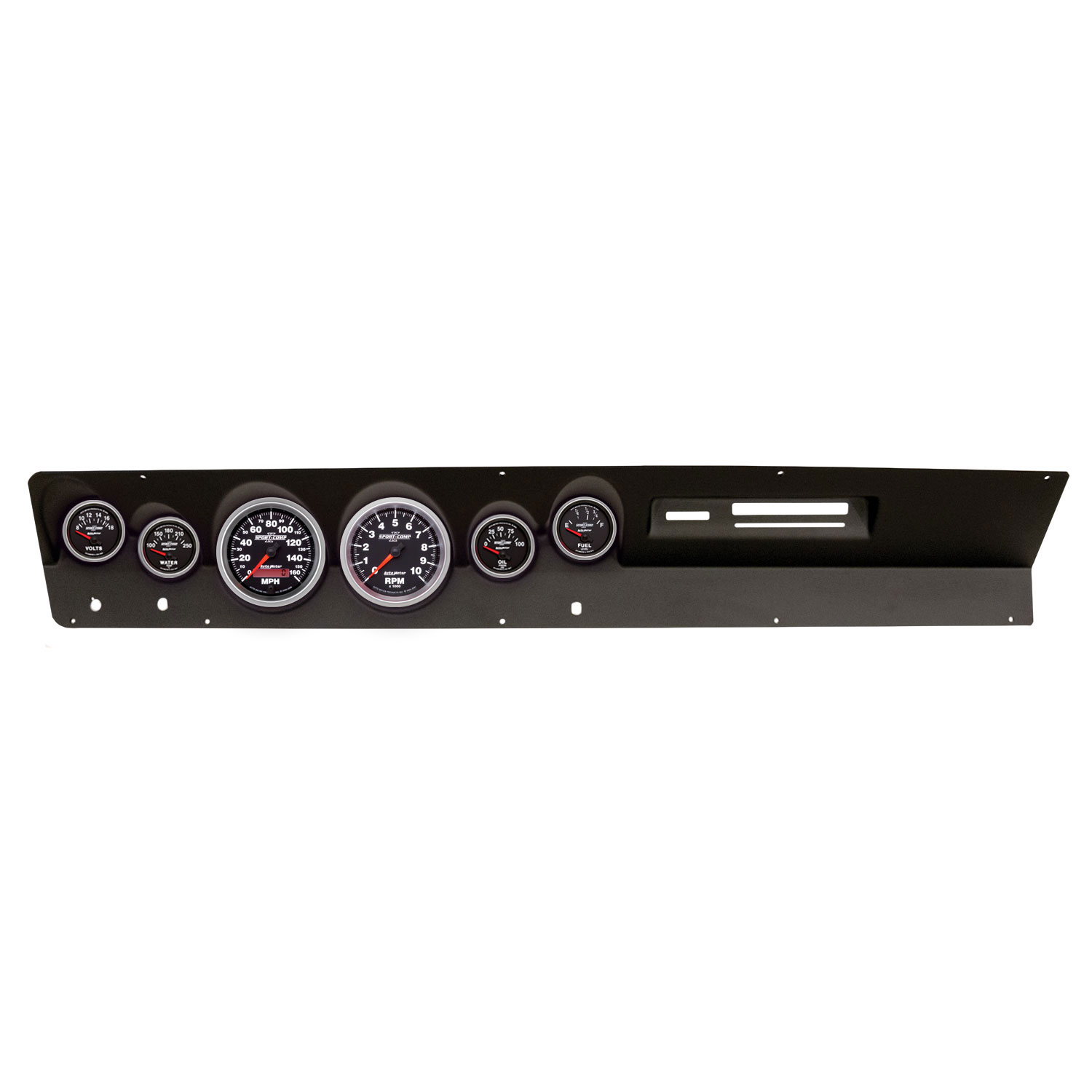 AUTOMETER Direct Fit Dash Kit, (3 3/8" X2, 2 1/16" X4), Dodge Dart 67-69, Sport-Comp II