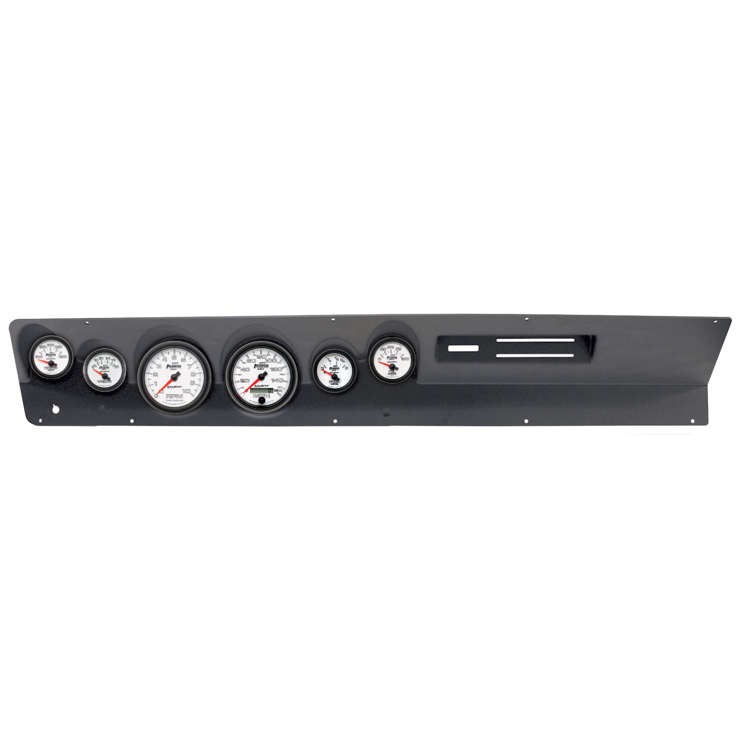 AUTOMETER Direct Fit Dash Kit, (3 3/8" X2, 2 1/16" X4), Dodge Dart Ac 67-69, Phantom II