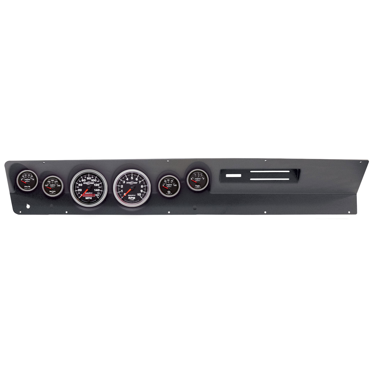 AUTOMETER Direct Fit Dash Kit, (3 3/8" X2, 2 1/16" X4), Dodge Dart Ac 67-69, Sport-Comp II