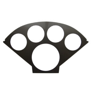 AUTOMETER Faceplate For #2207, Optional, Carbon Look