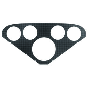 AUTOMETER Faceplate For #2208, Optional, Carbon Look