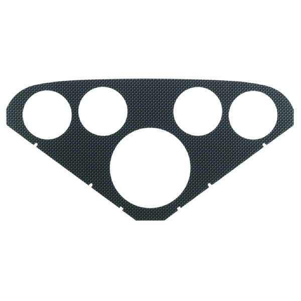 AUTOMETER Faceplate For #2208, Optional, Carbon Look