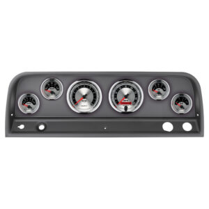 AUTOMETER Direct Fit Dash Kit, Chevy Truck 64-66, Tach/MPH/Fuel/Oilp/Wtmp/Volt, American Muscle