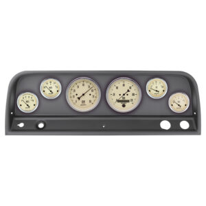 AUTOMETER Direct Fit Dash Kit, Chevy Truck 64-66, Tach/MPH/Fuel/Oilp/Wtmp/Volt, Antique Beige