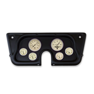 AUTOMETER Direct Fit Dash Kit, Chevy Trk C/K/K5/Subrbn 67-72, Tach/MPH/Fuel/Oilp/Wtmp/Volt, Antique Beige