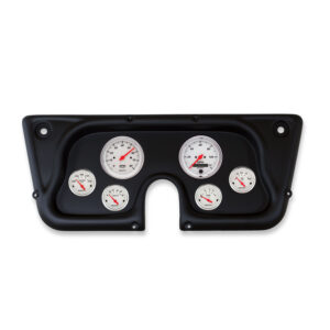 AUTOMETER Direct Fit Dash Kit, Chevy Trk C/K/K5/Subrbn 67-72, Tach/MPH/Fuel/Oilp/Wtmp/Volt, Arctic White