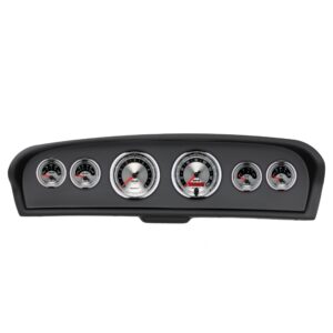 AUTOMETER Direct Fit Dash Kit, Ford Truck 61-66, Tach/MPH/Fuel/Oilp/Wtmp/Volt, American Muscle