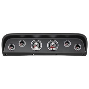 AUTOMETER Direct Fit Dash Kit, Ford Truck 67-72, Tach/MPH/Fuel/Oilp/Wtmp/Volt, American Muscle