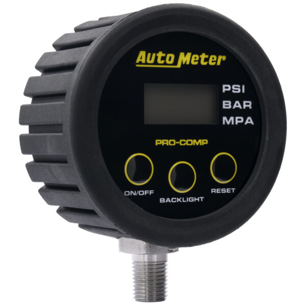 AUTOMETER Gauge Head, Tyre Press, 50 PSI/3.45 Bar, Race Digital, Backlit W/ Mem, Pro-Comp - Image 3