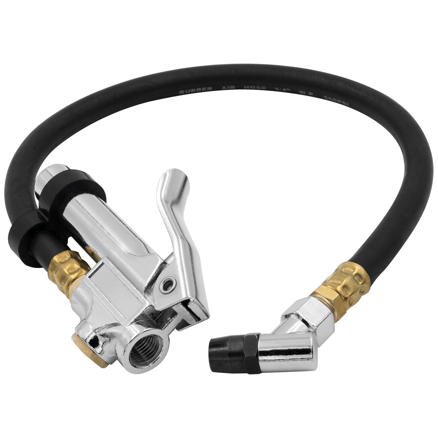 AUTOMETER Inflator Assembly, Tyre Press, Incl. 18 In. Hose & 45 Degree Bullet Chuck