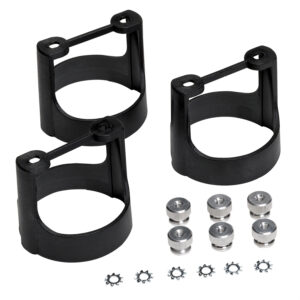 AUTOMETER 2 1/16" Black Composite Gauge Bracket Kit, x 3