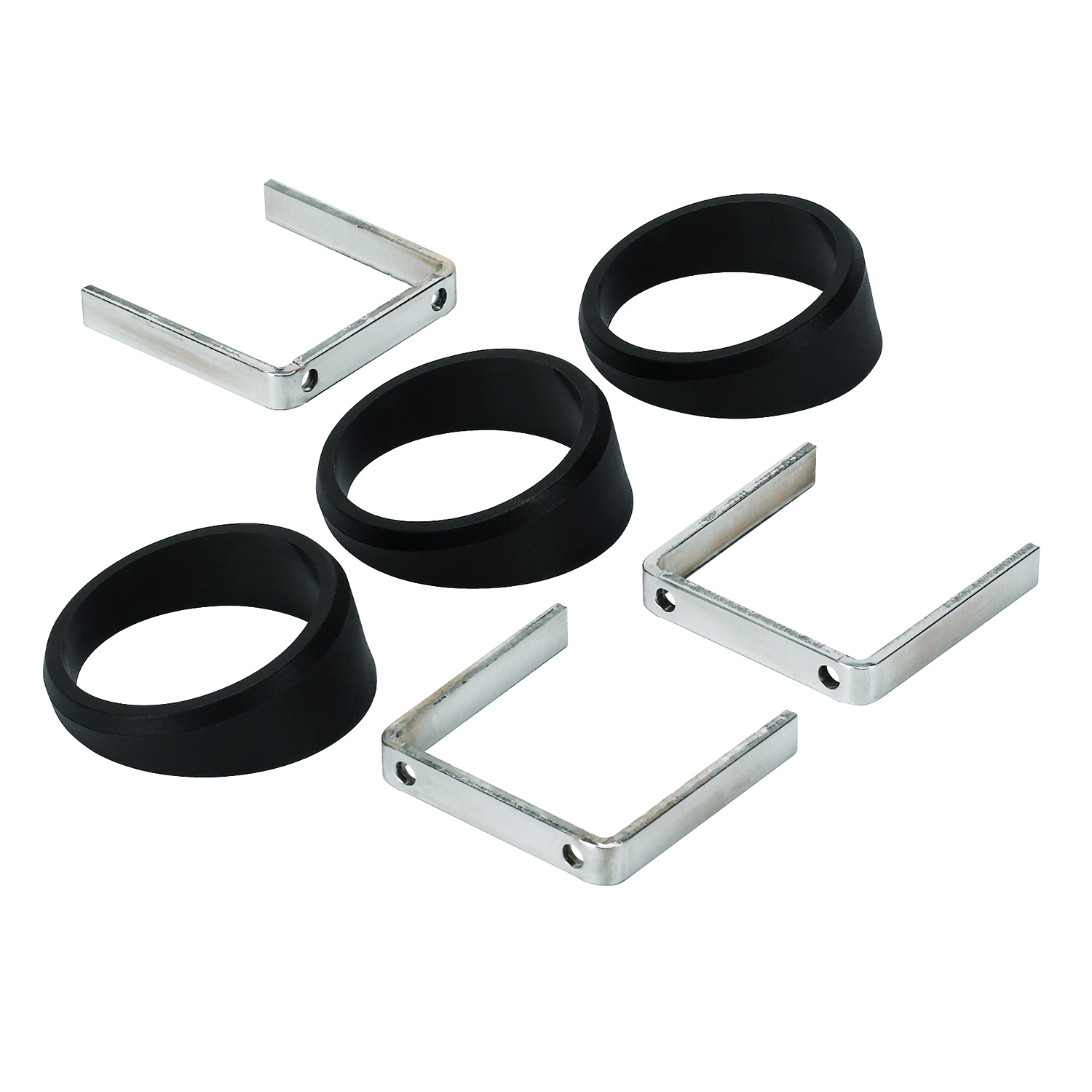 AUTOMETER Gauge Mount, 3pc Angle Rings for 2 1/16" Gauges, Black