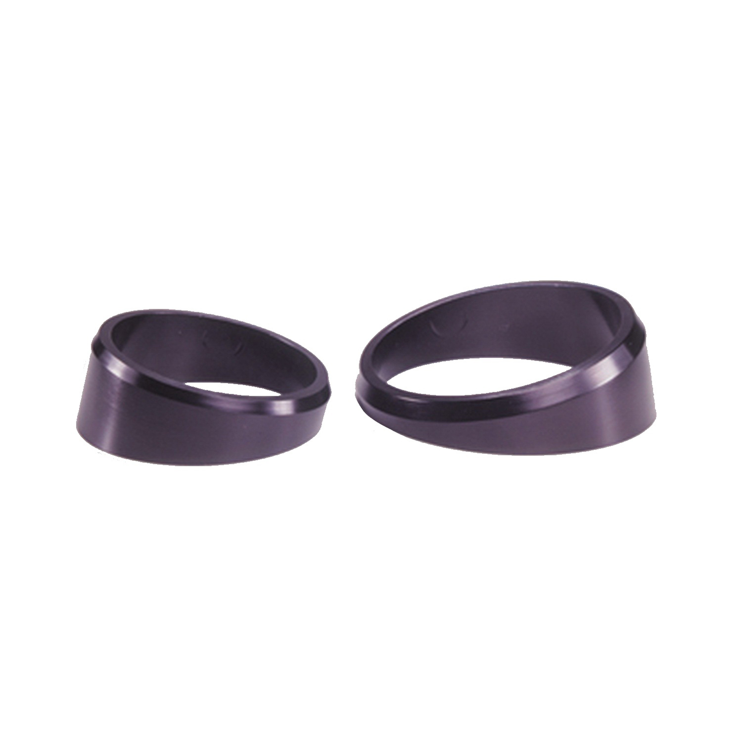 AUTOMETER Gauge Mount, 3pc Angle Rings for 2 1/16" Gauges, Black - Image 2