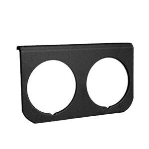 AUTOMETER 2 1/16 Inch Aluminium Dual Gauge Mounting Panel, Black